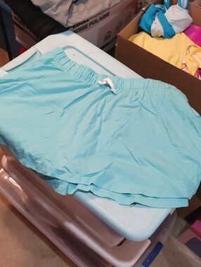 wonder nation Light Blue Girls' Skort with Drawstring